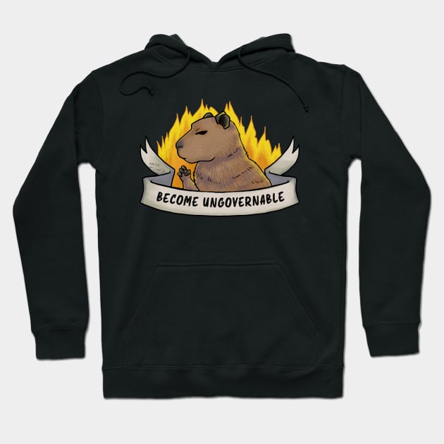 Become ungovernable Hoodie by swinku